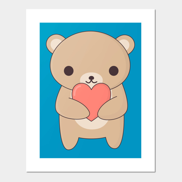 Brown Bear With A Heart T-Shirt